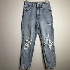 Zara Distressed Blue Women's Jeans